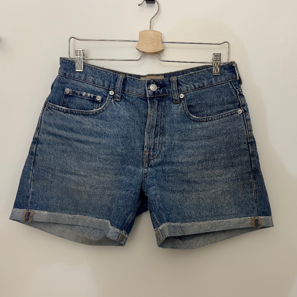 Everlane Denim Shorts Size 28 Classic Blue